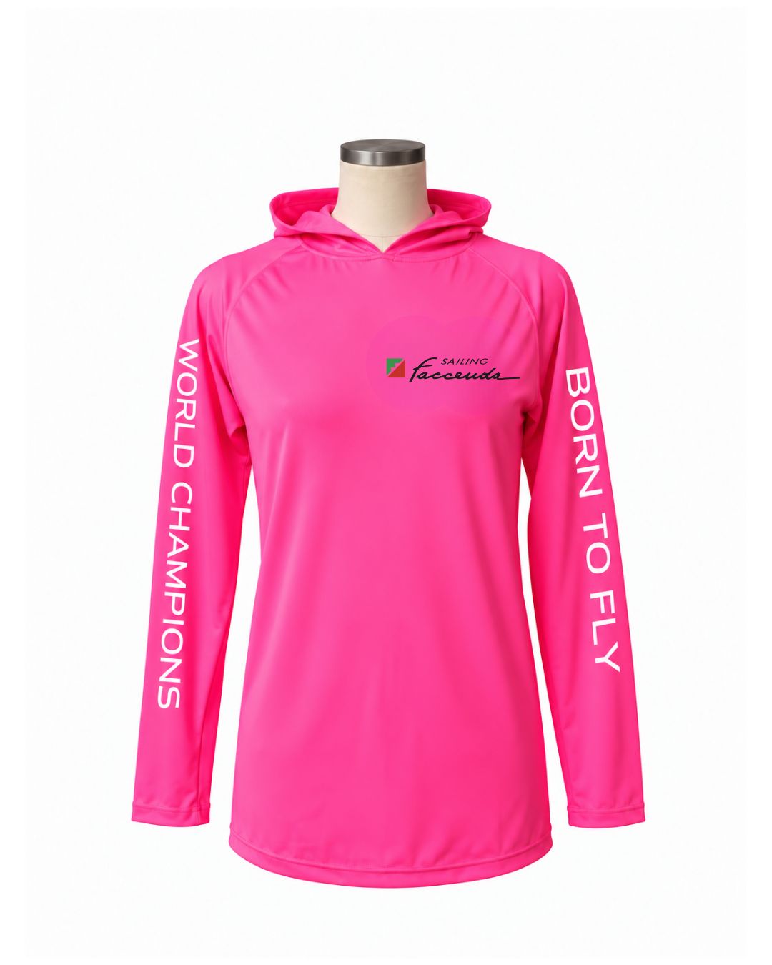 Rash Guard Faccenda Sailing - Electric Pink Edition