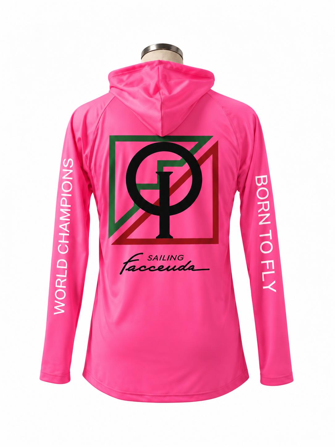 Rash Guard Faccenda Sailing - Electric Pink Edition