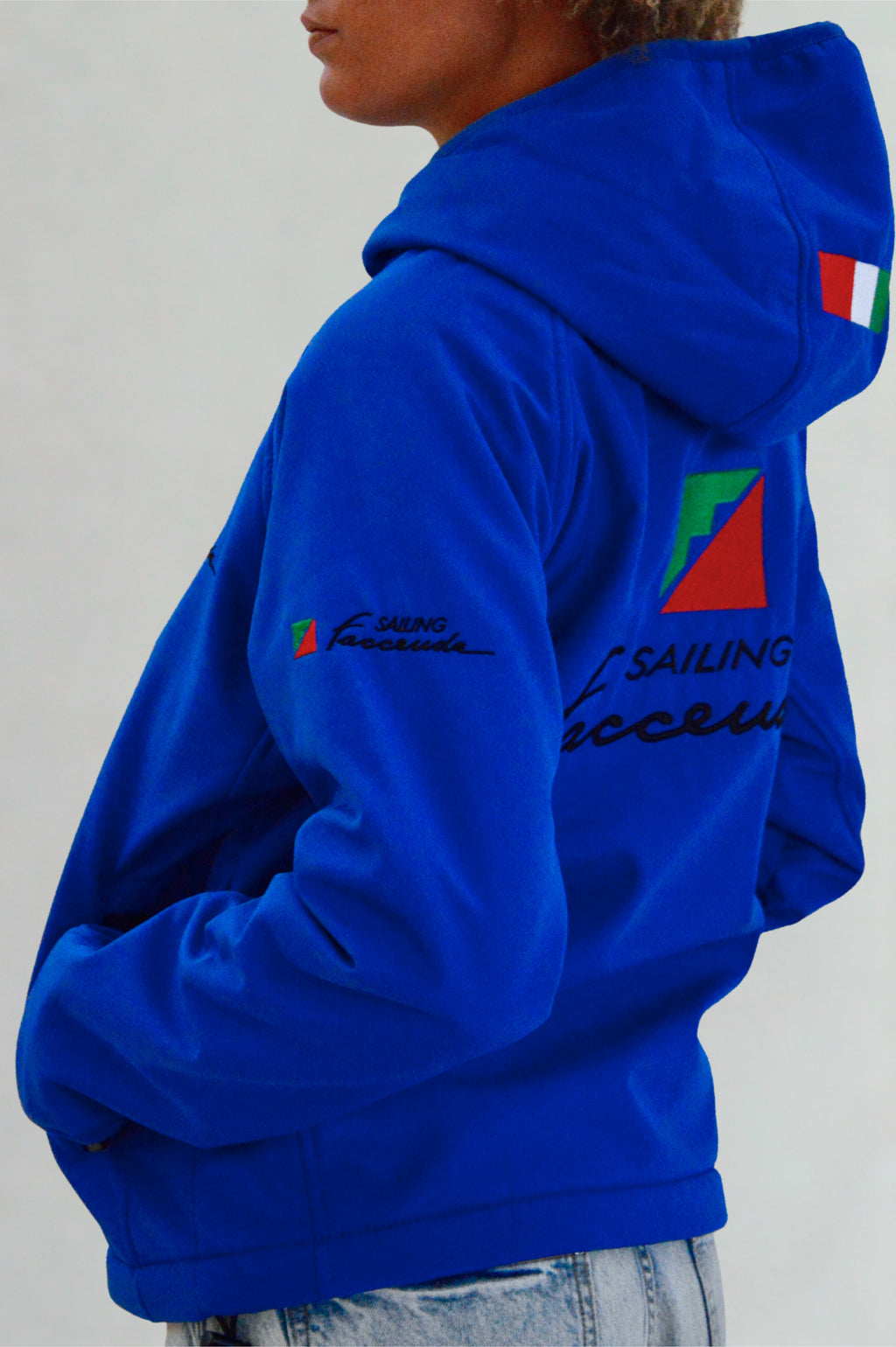 Giacca Faccenda Sailing azzurra