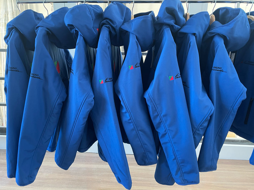 Giacca Faccenda Sailing azzurra