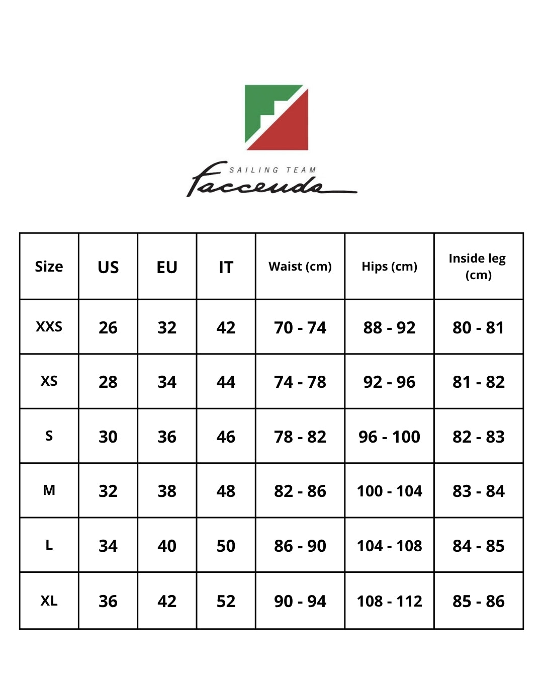 Pantalone Sailing Faccenda Unisex