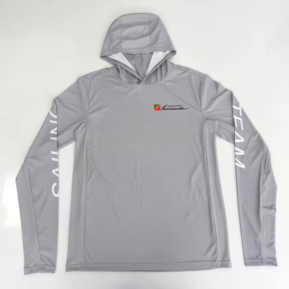 Rash Guard Uomo Faccenda Sailing Team con Cappuccio – UPF 50+
