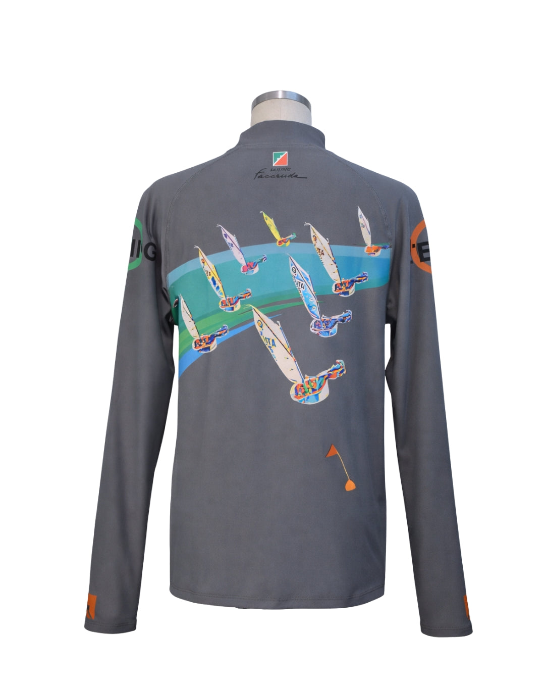 Rash Guard Faccenda Sailing Team Opti – Maglia Tecnica per Vela e Sport Acquatici