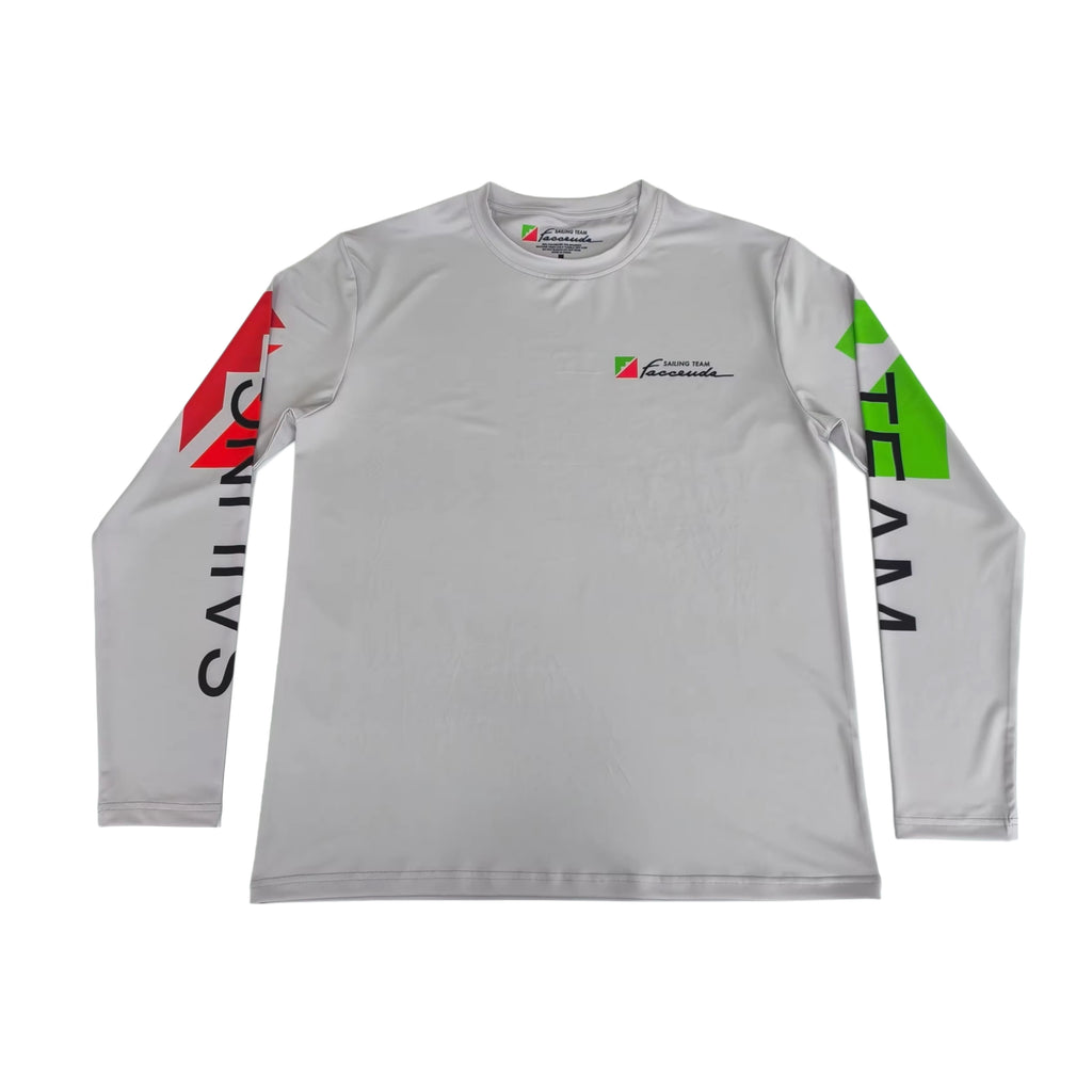 Rash Guard Uomo Faccenda Sailing Multilogo – UPF 50+