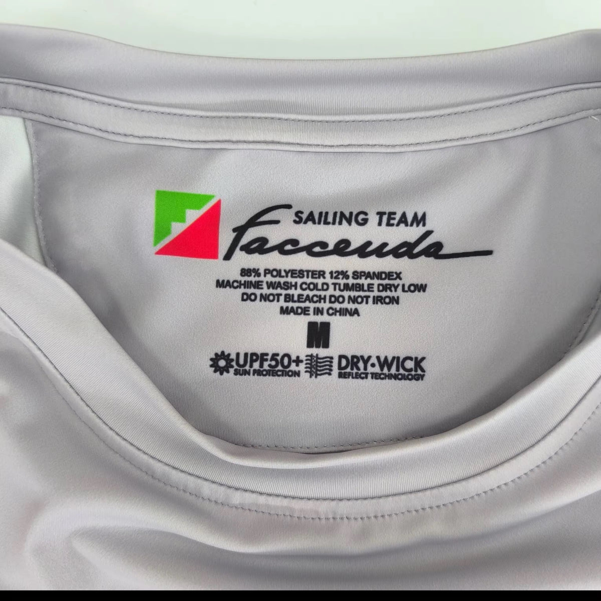 Rash Guard Uomo Faccenda Sailing Multilogo – UPF 50+