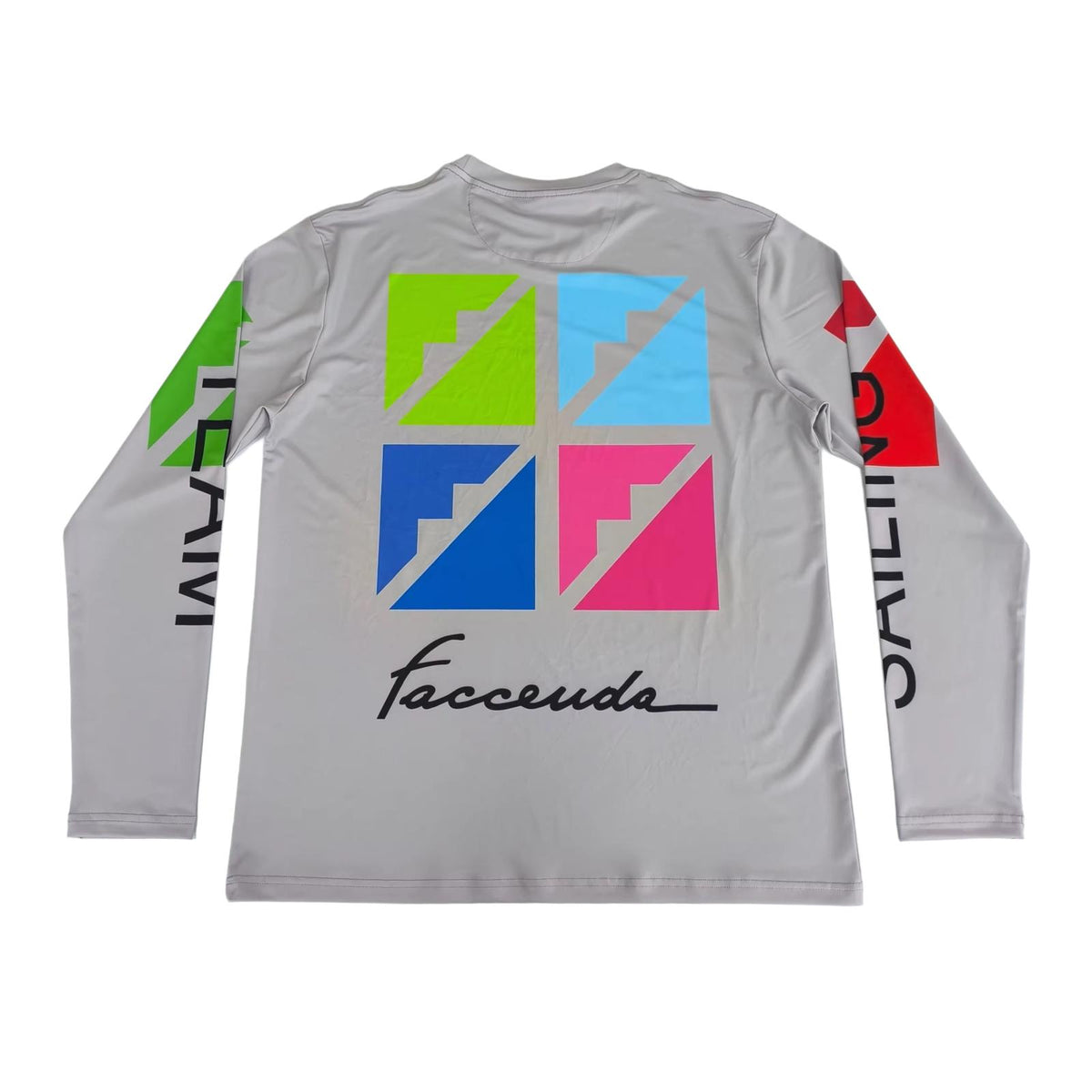 Rash Guard Uomo Faccenda Sailing Multilogo – UPF 50+
