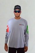 Rash Guard Uomo Faccenda Sailing Multilogo – UPF 50+