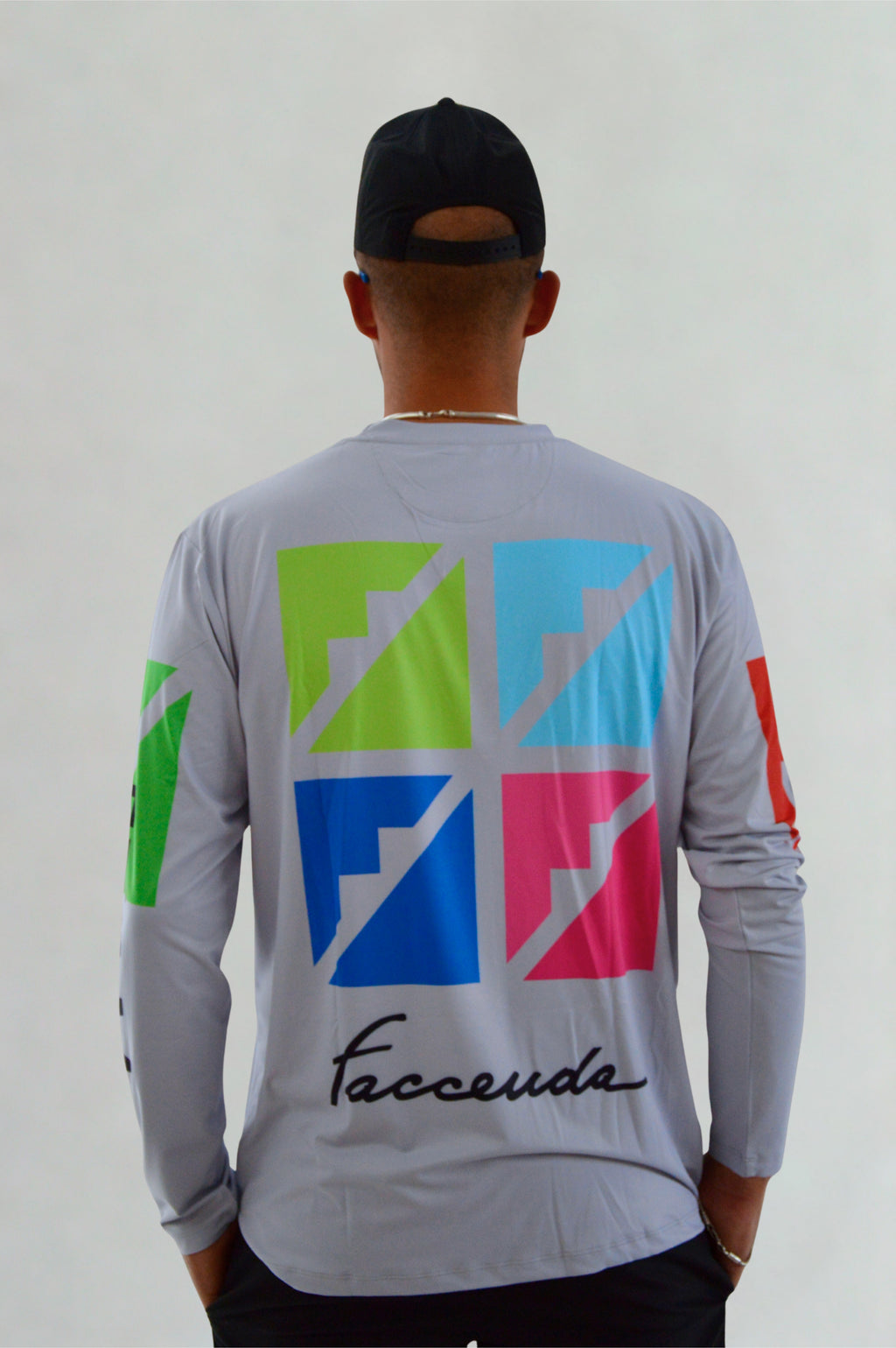 Rash Guard Uomo Faccenda Sailing Multilogo – UPF 50+