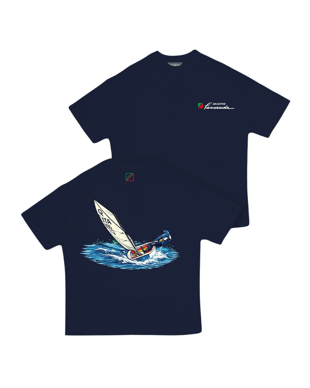 T-shirt Optimist Faccenda in cotone biologico.